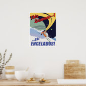Ski Enceladus! Poster (Keuken)