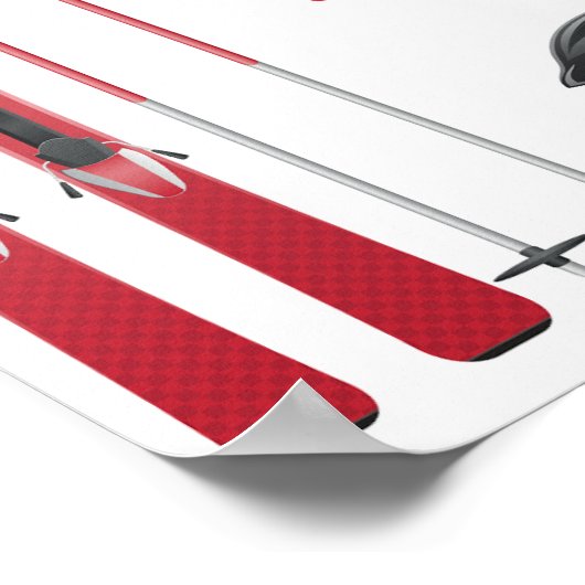 Ski Equipment Poster (Hoek)