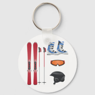 Ski Equipment Sleutelhanger