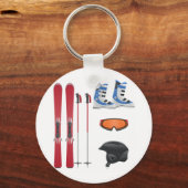 Ski Equipment Sleutelhanger (Voorkant)