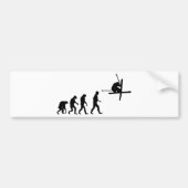 ski-evolutie bumpersticker (Voorkant)