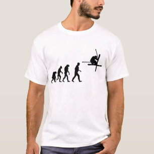 ski-evolutie t-shirt