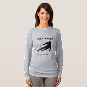 Ski Fast Or Go Home - Funny Alpine Skiing Gift T-shirt (Voorkant volledig)