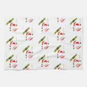 Ski-Feestdagen Theedoek (Horizontaal)