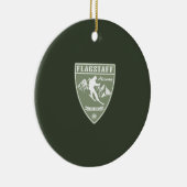 Ski Flagstaff Arizona Keramisch Ornament (Rechts)