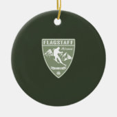 Ski Flagstaff Arizona Keramisch Ornament (Voorkant)