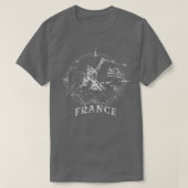 Ski France  Snow Skiing Vacation 570 T-shirt (Design voorkant)