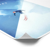 Ski France Vintage Travel Poster (Hoek)