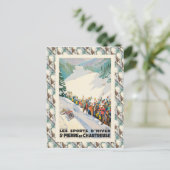     Ski Frankrijk, Saint-Pierre-de-Chartreuse Briefkaart (Staand voorkant)