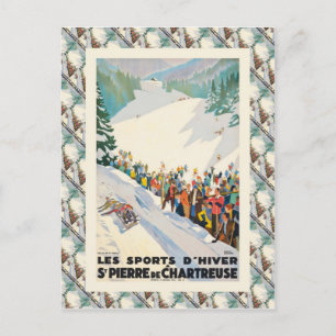 Ski Frankrijk, Saint-Pierre-de-Chartreuse Briefkaart