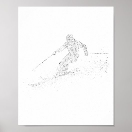 Ski Freestyle Skiën Freeski Poster (Voorkant)
