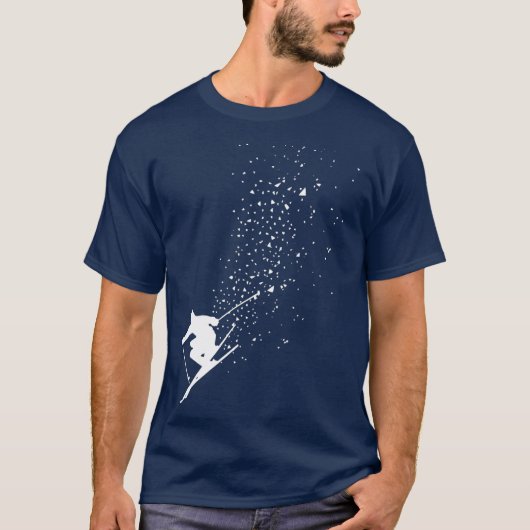 Ski Freestyle Skiing Freeski Winter Sports Gift T-shirt (Voorkant)