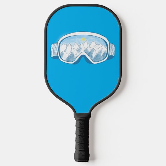 Ski Goggles Bergreflectie Pickleball Paddle (Achterkant)