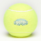 Ski Goggles Bergreflectie Tennisballen (Achterkant)