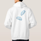 Ski Goggles Illustratie Hoodie (Achterkant)