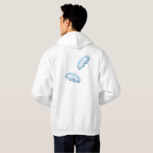 Ski Goggles Illustratie Hoodie (Achterkant volledig)