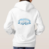 Ski Goggles Illustratie Hoodie (Achterkant)