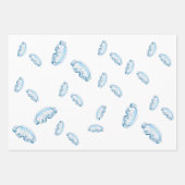 Ski Goggles met reflectie op de bergen Inpakpapier Vel (Voorkant 2)