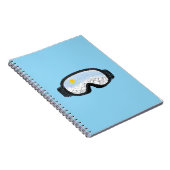 Ski Goggles Mountain Uitzicht Illustration Light B Notitieboek (Rechterzijde)