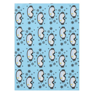 Ski Goggles Mountain Uitzicht Snowflakes Blue Tafelkleed