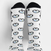 Ski Goggles Mountain Uitzicht Winter White Sokken (Top)