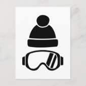 Ski Goggles pet Briefkaart (Voorkant)