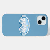 Ski Goggles Reflections Illustration Case-Mate iPhone Case (Achterkant (horizontaal))