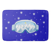 Ski Goggles Snowflake Dance Badmat (Voorkant)