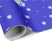 Ski Goggles Snowflake Dance Cadeaupapier (Rol Hoek)