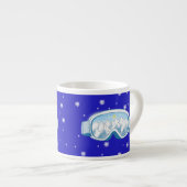 Ski Goggles Snowflake Dance Espresso Kop (Voorkant rechts)