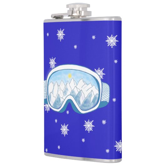 Ski Goggles Snowflake Dance   Heupfles (Links)