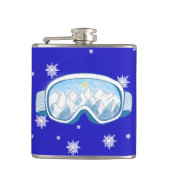 Ski Goggles Snowflake Dance Heupfles (Voorkant)