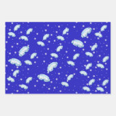 Ski Goggles Snowflake Dance Inpakpapier Vel (Voorkant)