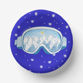 Ski Goggles Snowflake Dance Papieren Kommen