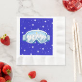 Ski Goggles Snowflake Dance Servet (Insitu)