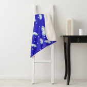 Ski Goggles Snowflake Dance Sherpa Deken (In situ)