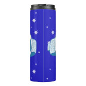 Ski Goggles Snowflake Dance Thermosbeker (Achterkant)