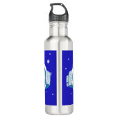 Ski Goggles Snowflake Dance Waterfles (Achterkant)