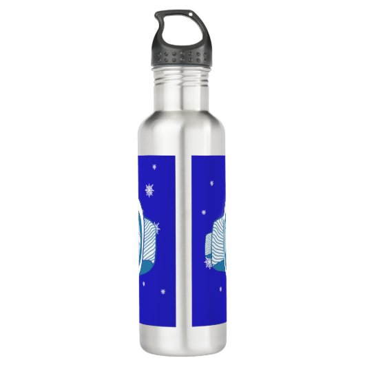 Ski Goggles Snowflake Dance Waterfles (Achterkant)