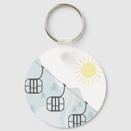 Ski Gondolas Sleutelhanger (Voorkant)