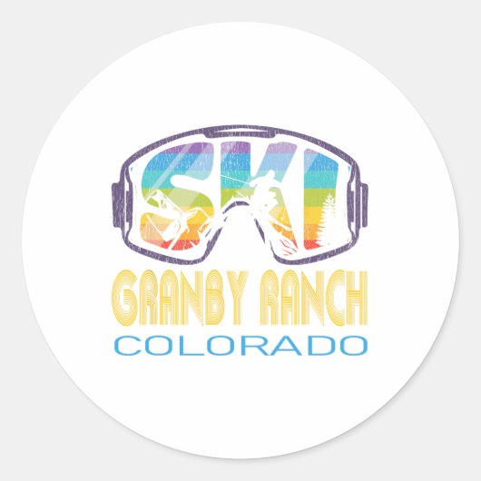 Ski Gran Ronde Sticker (Voorkant)