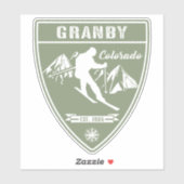 Ski Granby Colorado Sticker (Vel)
