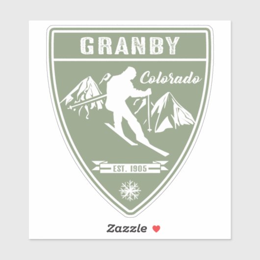 Ski Granby Colorado Sticker (Vel)