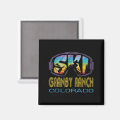 Ski Granby Ranch Colorado Skiing Vacation Magneet (Voorkant / Achterkant)