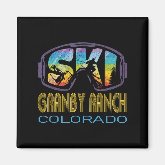 Ski Granby Ranch Colorado Skiing Vacation Magneet (Voorkant)