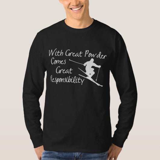 SKI GREAT (Mannen) T-shirt (Voorkant)