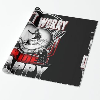 Ski happy cadeaupapier