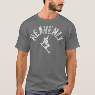 Ski Heavenly  California Skiing Cool Cali S T-shirt