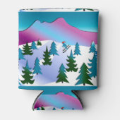 Ski Helling Winter Koelbox Blikjeskoeler (Voorkant)