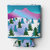 Ski Helling Winter Koelbox Blikjeskoeler (Achterkant)